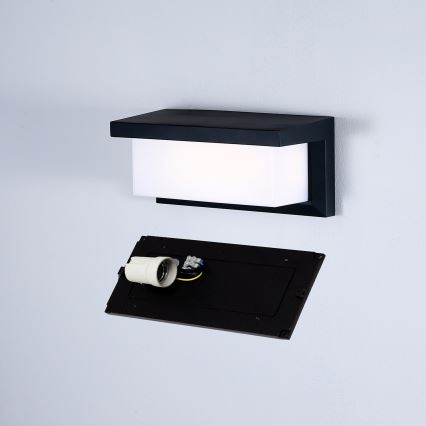 Brilagi - Kinkiet zewnętrzny BRICKY 1xE27/60W/230V czarny IP54