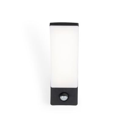 BRILAGI - Zewnętrzny kinkiet LED z czujnikiem ruchu i zmierzchu ARCELO LED/12W/230V IP65 czarny