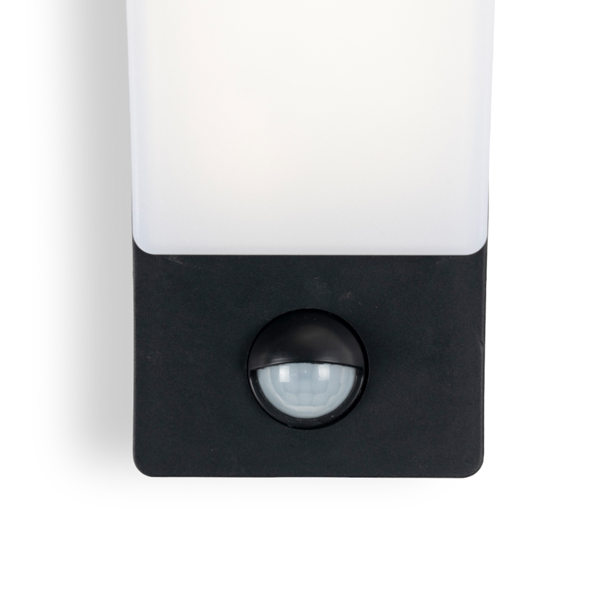 BRILAGI - Zewnętrzny kinkiet LED z czujnikiem ruchu i zmierzchu ARCELO LED/12W/230V IP65 czarny