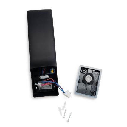 BRILAGI - Zewnętrzny kinkiet LED z czujnikiem ruchu i zmierzchu ARCELO LED/12W/230V IP65 czarny
