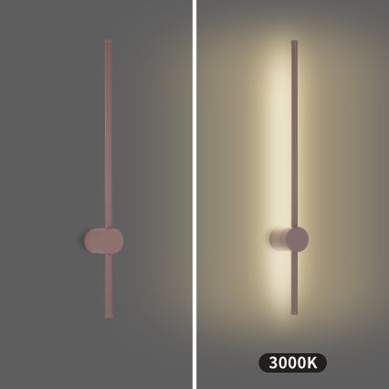 BRILAGI - Kinkiet zewnętrzny AURA LED/12W/230V 3000K IP54 65 cm brązowy CRI 90