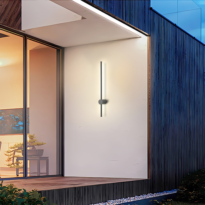 Brilagi - Zewnętrzny kinkiet LED AURA LED/12W/230V 4000K IP54 65 cm antracyt