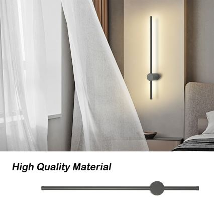 Brilagi - Zewnętrzny kinkiet LED AURA LED/12W/230V 4000K IP54 65 cm antracyt