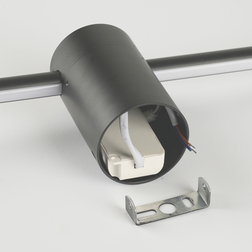 Brilagi - Zewnętrzny kinkiet LED AURA LED/12W/230V 4000K IP54 65 cm antracyt