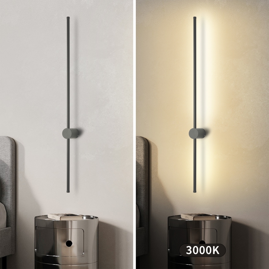 Brilagi - LED zewnętrzna oprawa ścienna AURA LED/20W/230V 3000K IP54 97 cm antracyt