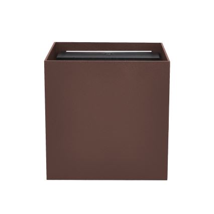 Brilagi - kinkiet zewnętrzny LED CUBE LED/6W/230V brązowy IP54