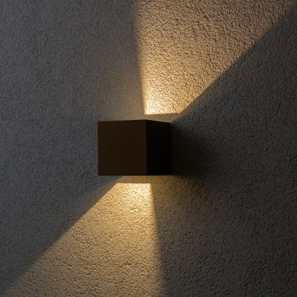BRILAGI - kinkiet zewnętrzny LED CUBE LED/6W/230V brązowy IP54