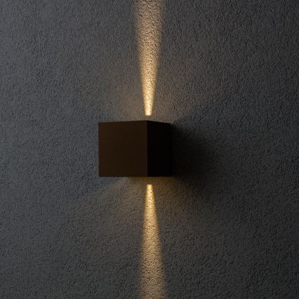 BRILAGI - kinkiet zewnętrzny LED CUBE LED/6W/230V brązowy IP54