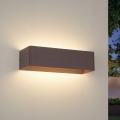 Brilagi - Kinkiet zewnętrzny LED DONNANI LED/12W/230V 30 cm brązowy IP44