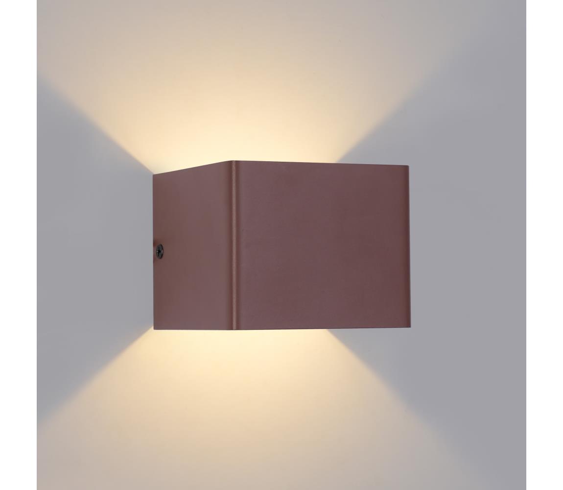 Brilagi - Kinkiet zewnętrzny LED DONNANI LED/5W/230V brązowy IP44