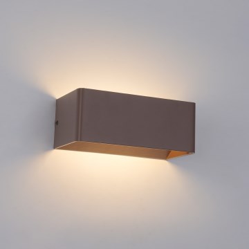 Brilagi - Kinkiet zewnętrzny LED DONNANI LED/7W/230V brązowy IP44