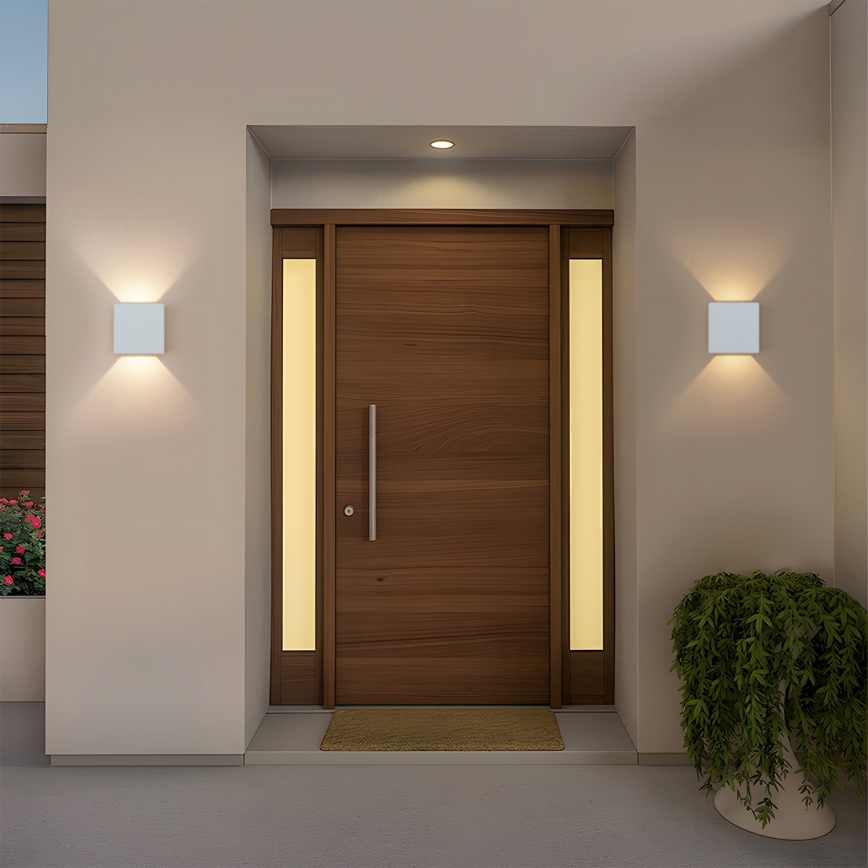 Brilagi - Kinkiet zewnętrzny LED DOUBLERAY LED/6W/230V biały IP54