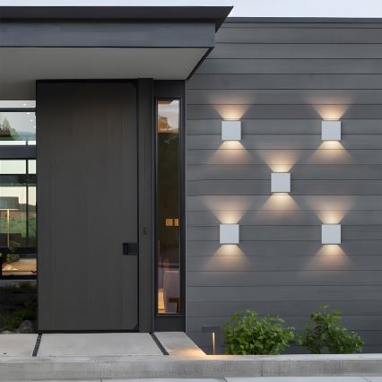 Brilagi - Kinkiet zewnętrzny LED DOUBLERAY LED/6W/230V biały IP54