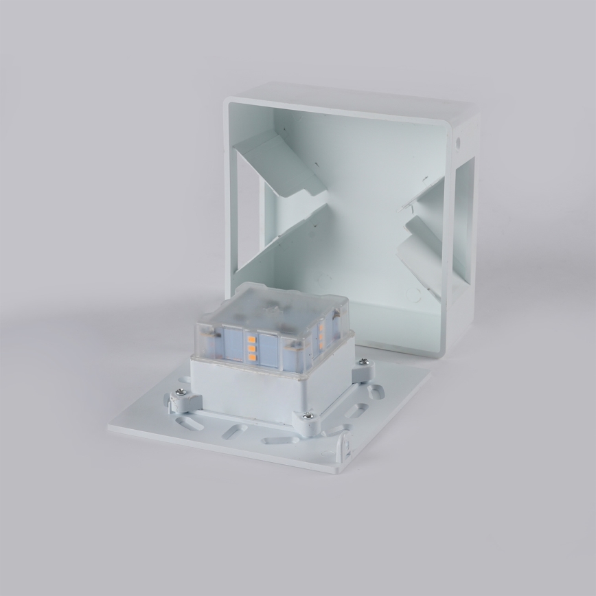 Brilagi - Kinkiet zewnętrzny LED DOUBLERAY LED/6W/230V biały IP54