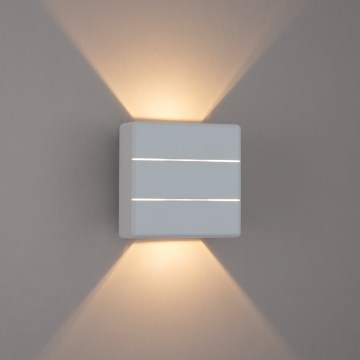 Brilagi - Kinkiet zewnętrzny LED DOUBLERAY LINE LED/6W/230V biały IP54