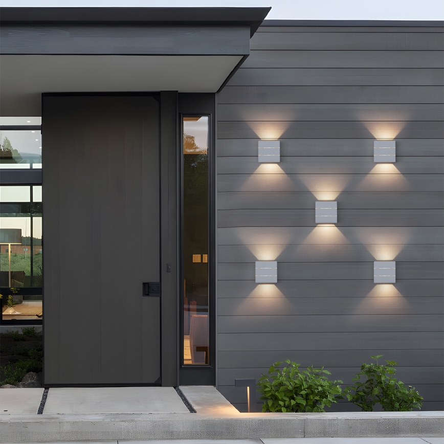 Brilagi - Kinkiet zewnętrzny LED DOUBLERAY LINE LED/6W/230V biały IP54