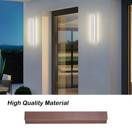 BRILAGI - LED zewnętrzny kinkiet LINEAR LED/8W/230V 3000K IP65 30 cm biały CRI 90