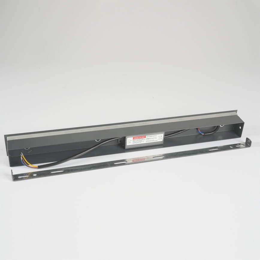 Brilagi - Zewnętrzny kinkiet LED LINEAR LED/12W/230V 3000K IP65 50 cm antracyt