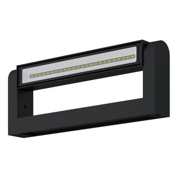 Brilagi - Kinkiet zewnętrzny LED SALERNO LED/12W/230V 35,5 cm czarny IP65