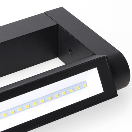 Brilagi - Kinkiet zewnętrzny LED SALERNO LED/12W/230V 35,5 cm czarny IP65