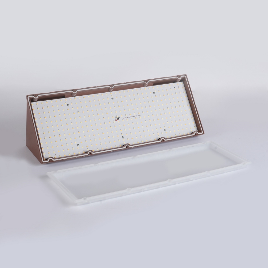 Brilagi - Zewnętrzny kinkiet LED TRIANGLE LED/42W/230V 3000/4000/6500K 45 cm brązowy IP65