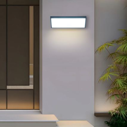 Brilagi - Kinkiet zewnętrzny LED TRIANGLE LED/42W/230V antracyt IP65