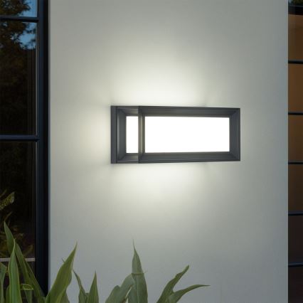 Brilagi - zewnętrzny kinkiet LED z czujnikiem PARKER LED/12W/230V antracyt IP44