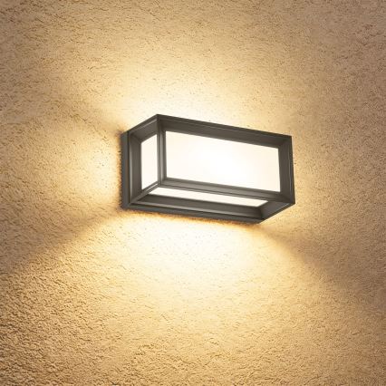 Brilagi - zewnętrzny kinkiet LED z czujnikiem PARKER LED/12W/230V antracyt IP44