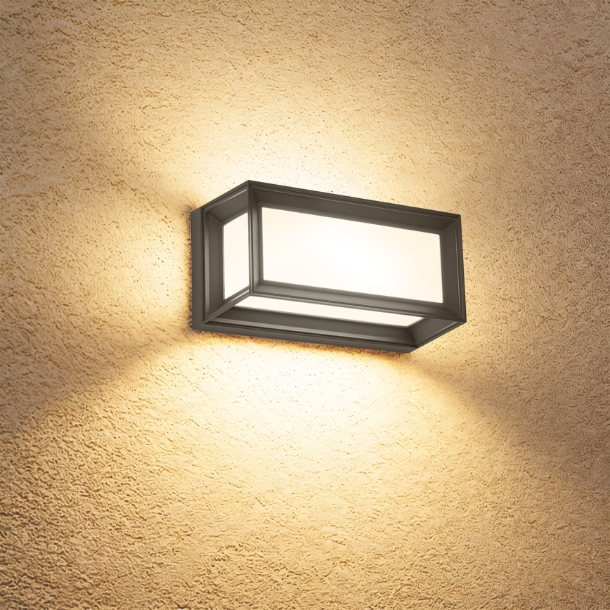 Brilagi - zewnętrzny kinkiet LED z czujnikiem PARKER LED/12W/230V antracyt IP44