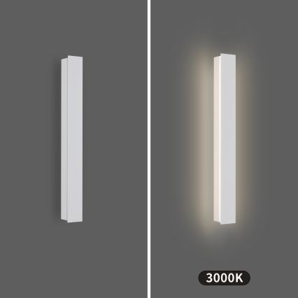 Brilagi - Kinkiet zewnętrzny LED LINEAR LED/12W/230V 3000K IP65 50 cm biały CRI 90