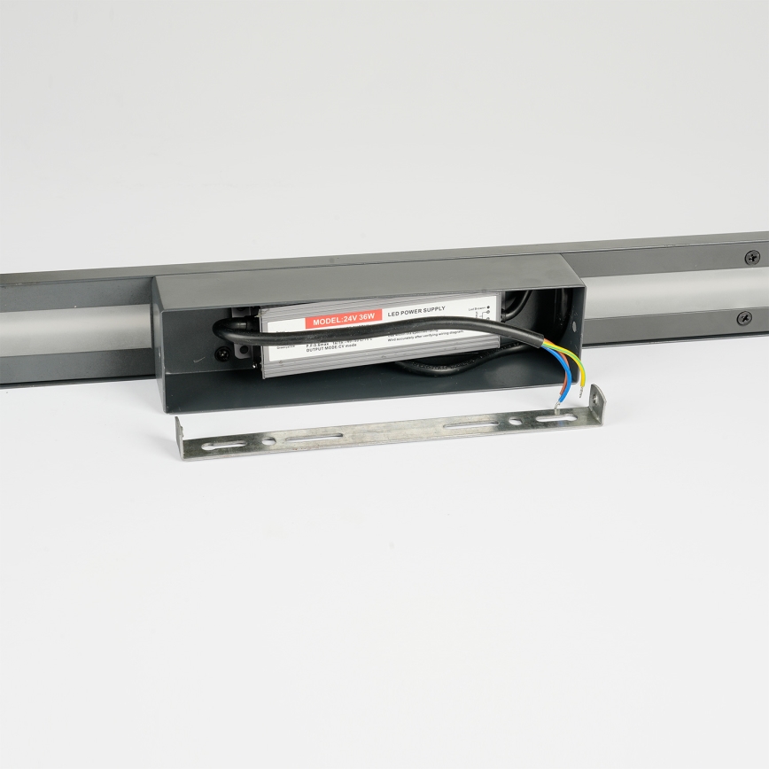 Brilagi - Kinkiet zewnętrzny LINEO LED/24W/230V 4000K IP65 100 cm antracyt CRI 90