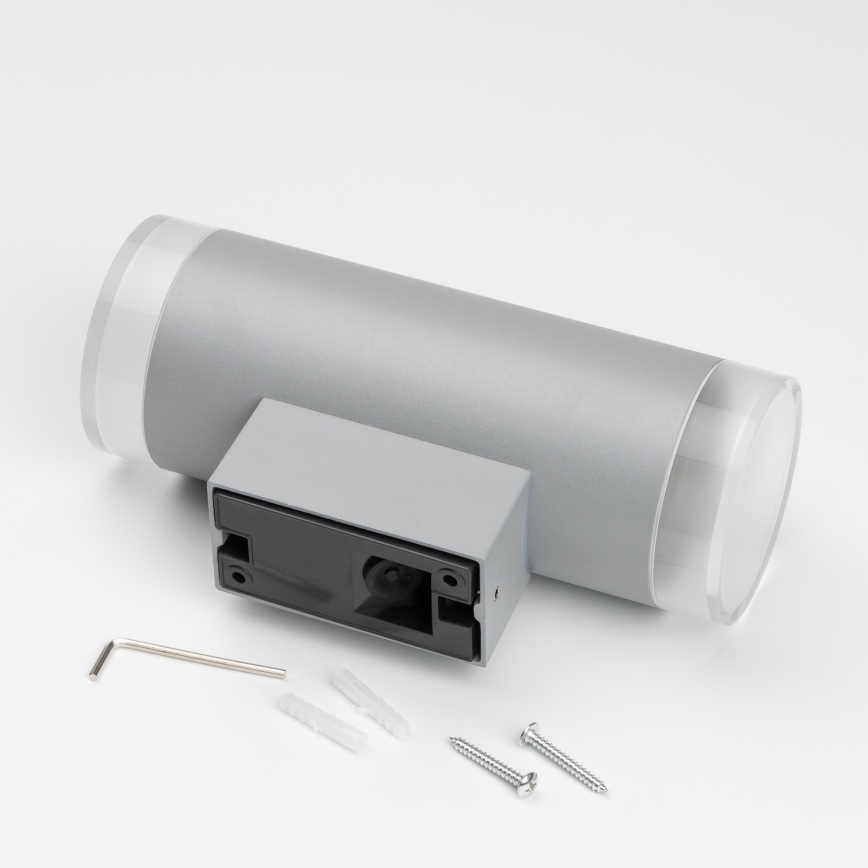 Brilagi - Kinkiet zewnętrzny MATERA 2xGU10/30W/230V szary IP54