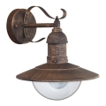 Brilagi - Kinkiet zewnętrzny MOLDE 1xE27/60W/230V IP44 brązowy/patina