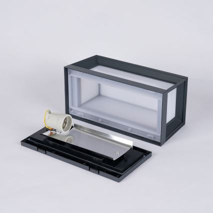 Brilagi - Kinkiet zewnętrzny PARKER 1xE27/60W/230V antracyt IP44