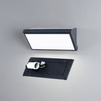 Brilagi - Kinkiet zewnętrzny TRIANGLE 1xE27/60W/230V antracyt IP65