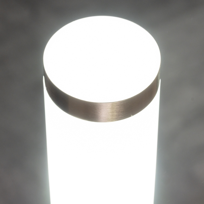 BRILAGI - Zewnętrzna lampa ścienna z czujnikiem ELIA 1xE27/20W/230V IP44 matowy chrom