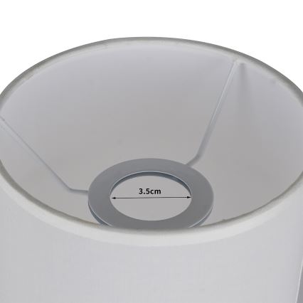 Brilagi - Klosz do lampy stołowej TABLON E27, śr. 14 cm, biały