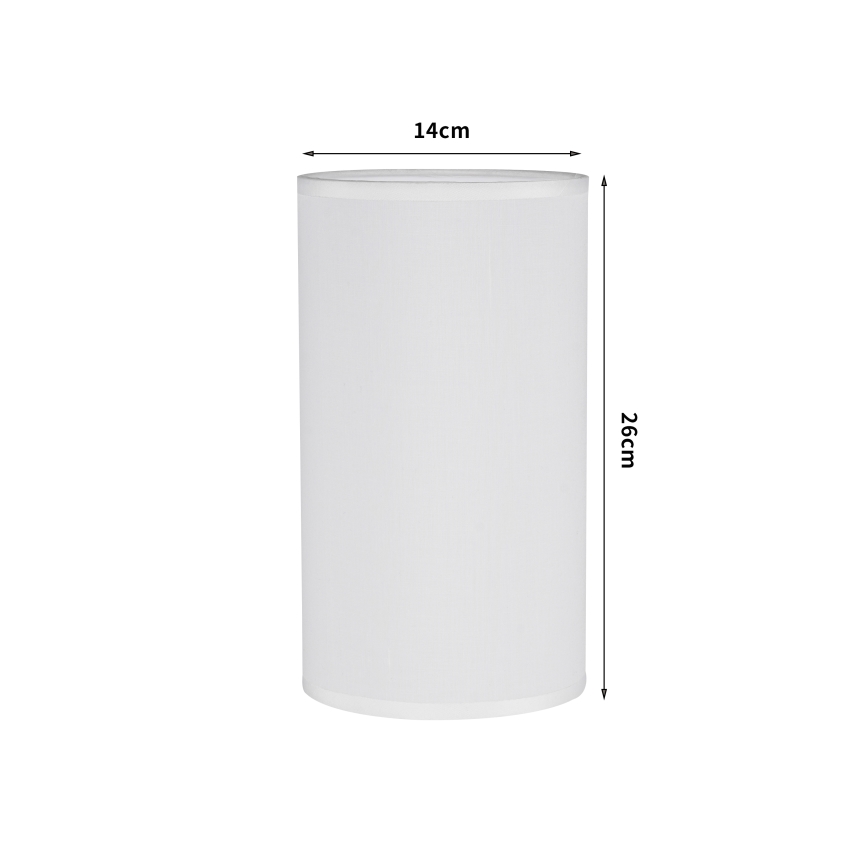Brilagi - Klosz do lampy stołowej TABLON E27, śr. 14 cm, biały