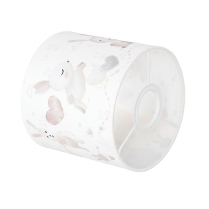 BRILAGI - Klosz uniwersalny BOBO E27 śr. 15 cm biały/króliczki
