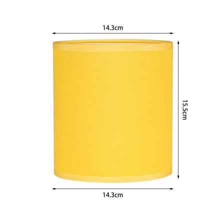 Brilagi - Klosz uniwersalny NUBILA E27 15,5x14 cm żółty