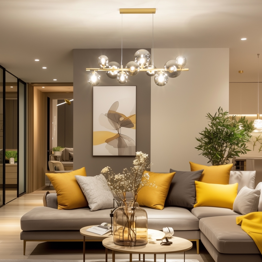 Brilagi - Klosz zamienny do żyrandoli, kinkietów i lamp MISTEL, MILLA śr. 10 cm przydymiony