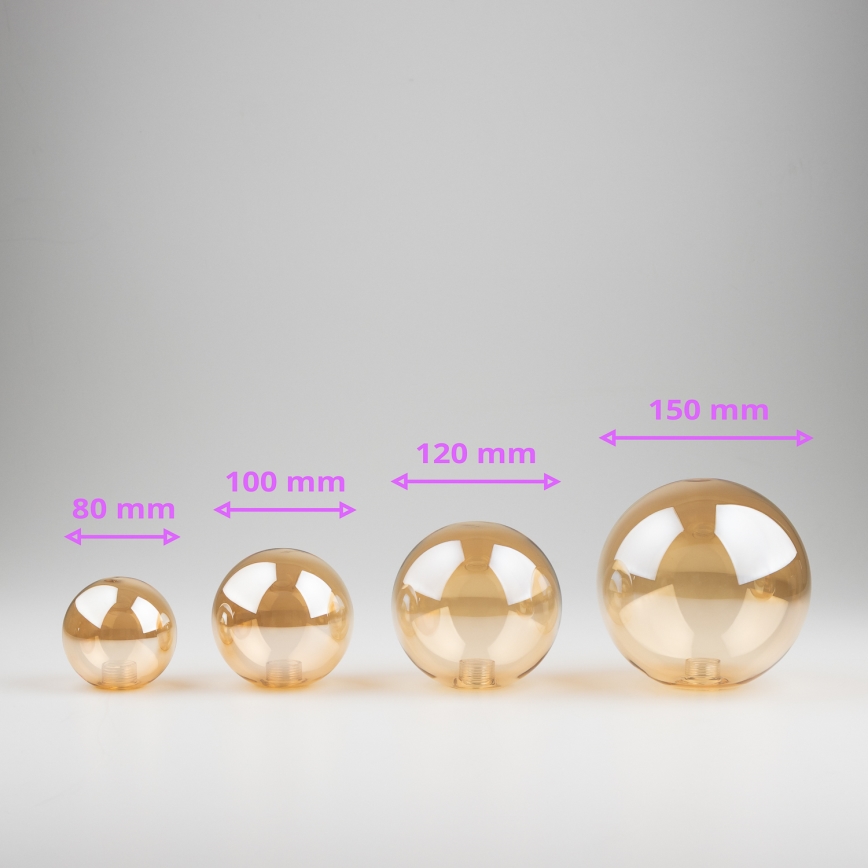 Brilagi - Klosz zamienny do żyrandoli, kinkietów i lamp MISTEL, MILLA śr. 10 cm złoty