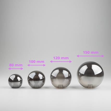 Brilagi - Klosz zamienny do żyrandoli, kinkietów i lamp MISTEL, MILLA śr. 12 cm przydymiony