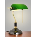 Brilagi - Lampa biurkowa BANK OFFICE 1xE27/60W/230V czarna/złota/zielona