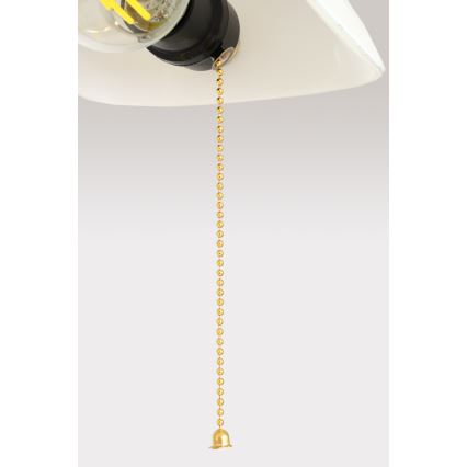 Brilagi - Lampa biurkowa BANK OFFICE 1xE27/60W/230V złota/biała