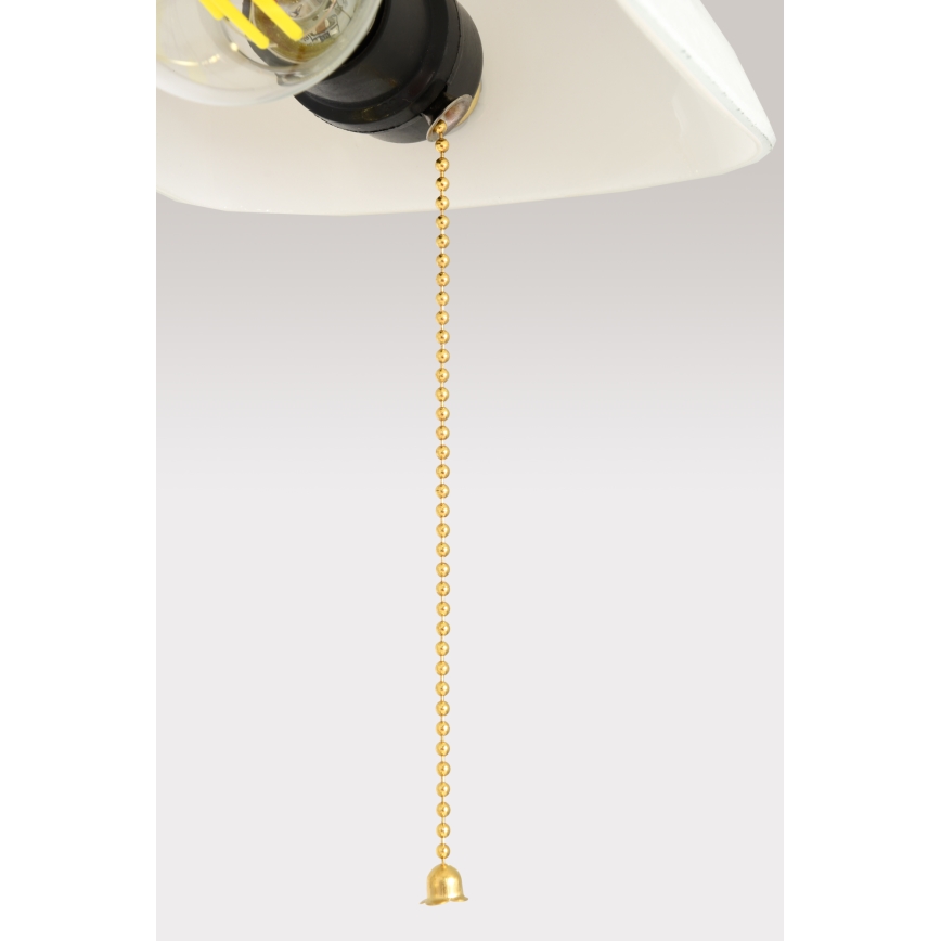 Brilagi - Lampa biurkowa BANK OFFICE 1xE27/60W/230V złota/biała