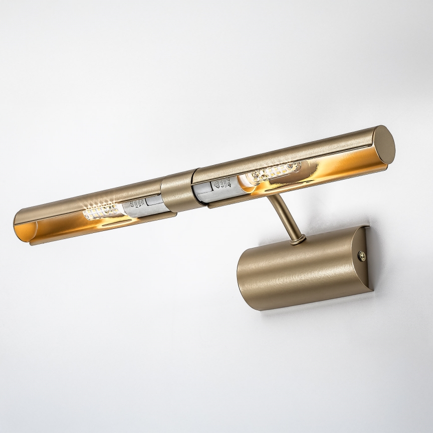 Brilagi - Lampa do obrazów DANAE 2xE14/40W/230V złota