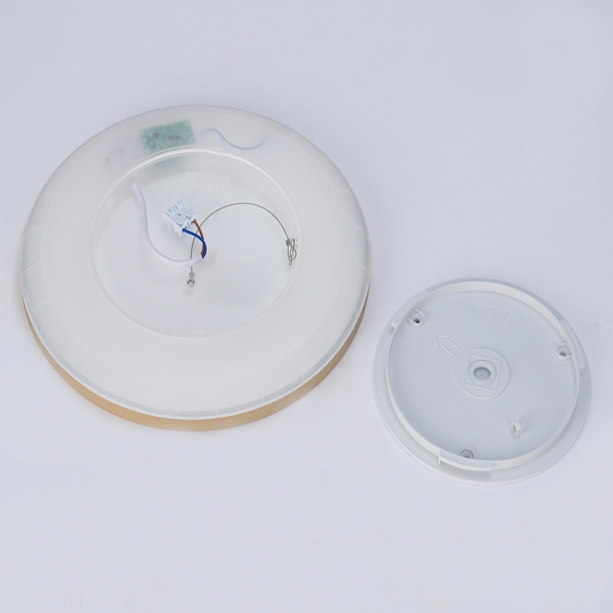 Brilagi - LED oprawa sufitowa łazienkowa ULTRA SLIM LED/18W/230V Ø 30 cm złota IP54