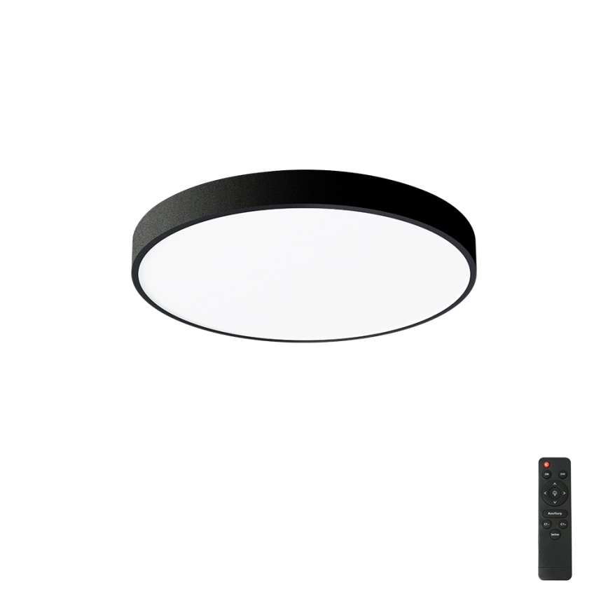 Brilagi - LED Lampa sufitowa regulowana POOL LED/60W/230V 3000-6000K średnica 60 cm czarna + pilot zdalnego sterowania