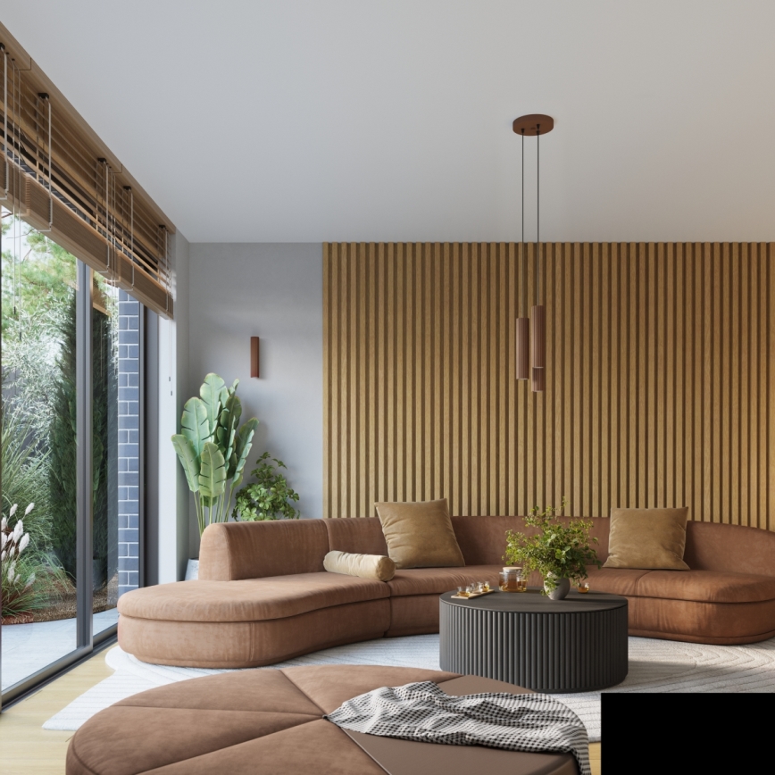 Brilagi - Lampa LED na lince CRESTO 1xGU10/10W/230V brązowa